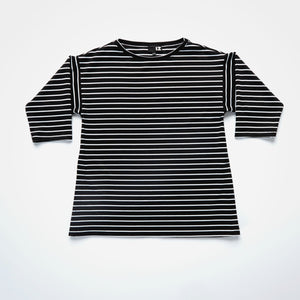 Striped Boat Neck Tee
