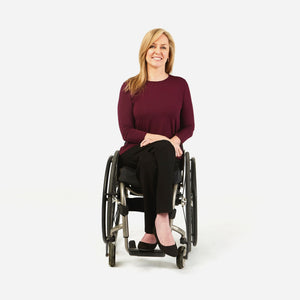 Camilleri Ponte Stretch Pant in a wheelchair cut