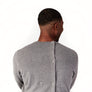 Crew Neck Open Back Sweater in Soft La Perla