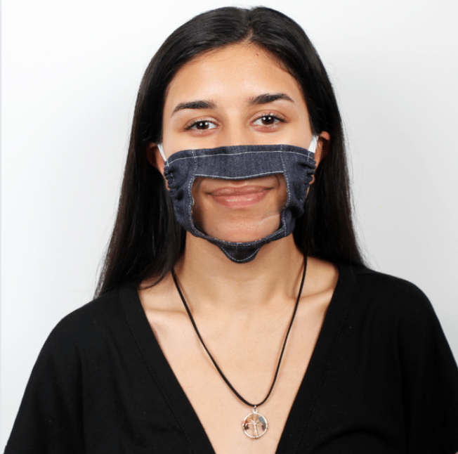 Eco-Friendly Fabric Lip Reader Face Mask