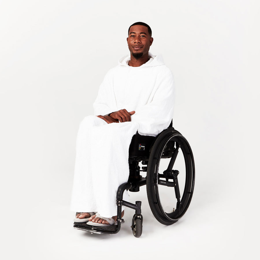 Classic Seated Bath Cape in 100% Premium Cotton