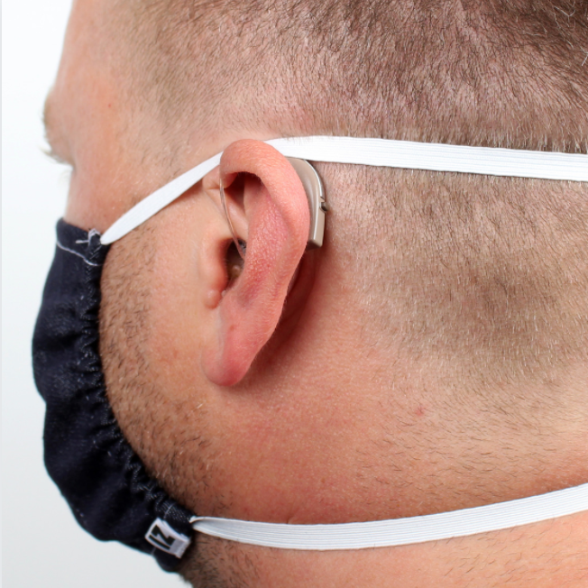 Eco-Friendly Fabric Lip Reader Face Mask 3-Pack