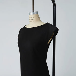 Camilleri Boat Neck Dress with full side opening